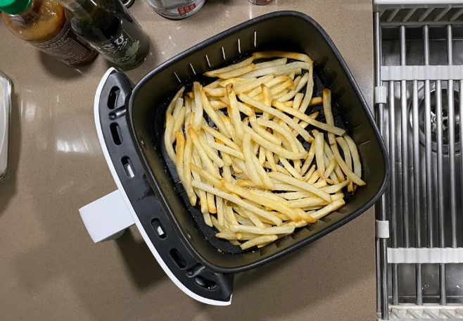 氣炸冷凍薯條 噴油