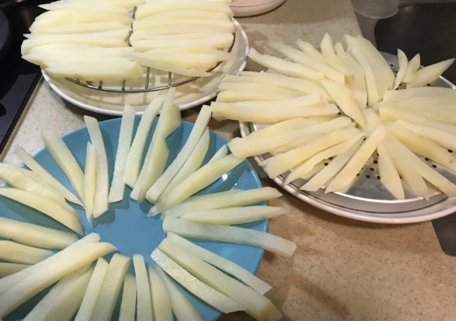 冷凍薯條 氣炸鍋 做法