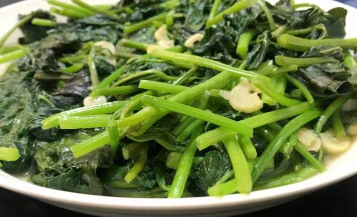 蒜炒地瓜葉做法