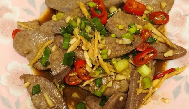 薑蔥豬肝食譜