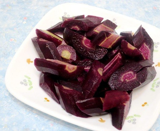 紫色胡蘿蔔料理