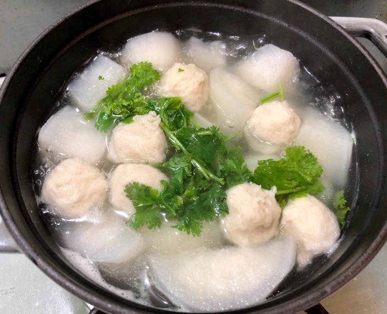 紫蘿蔔煲湯