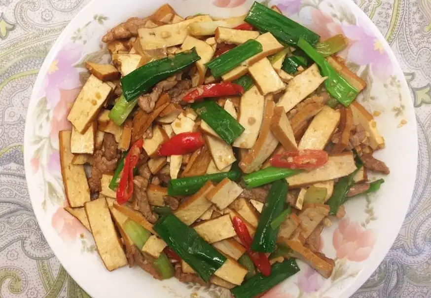 豆干炒肉絲做法