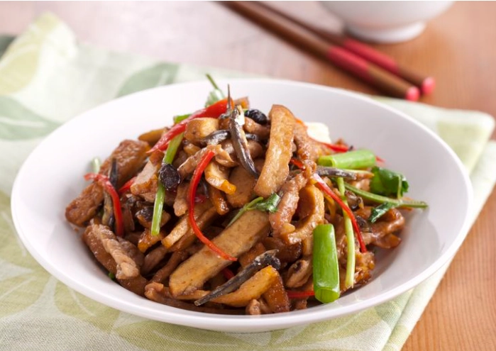 肉絲炒豆乾技巧