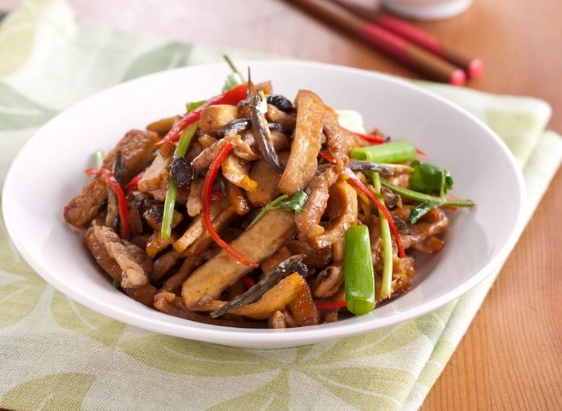 肉絲炒豆乾做法