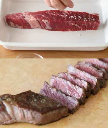 蔥鹽牛排飯 做法