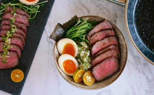 蔥鹽牛排飯 做法