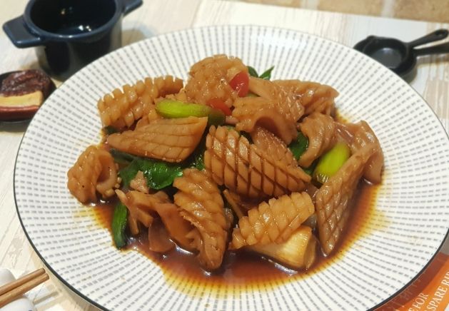 台灣大魷魚料理