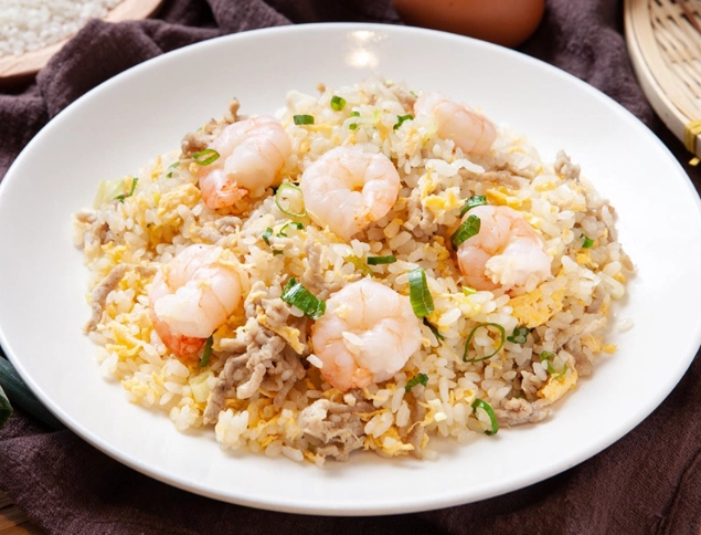 蝦仁蛋炒飯做法
