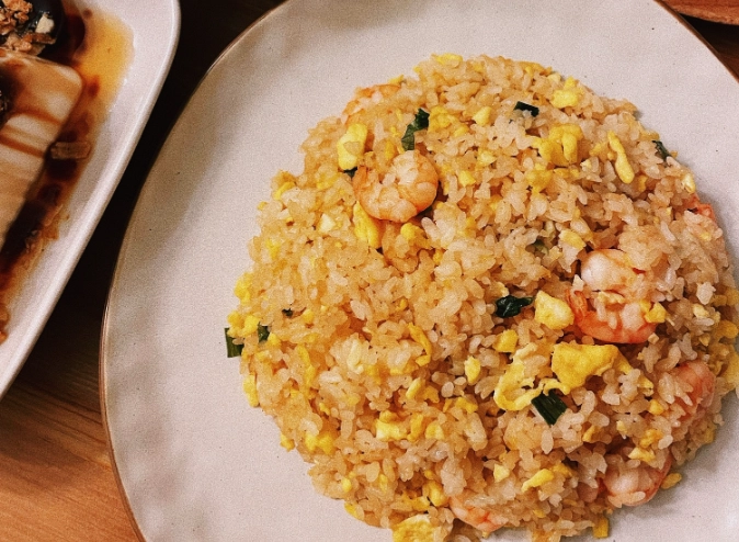 蝦仁蛋炒飯做法