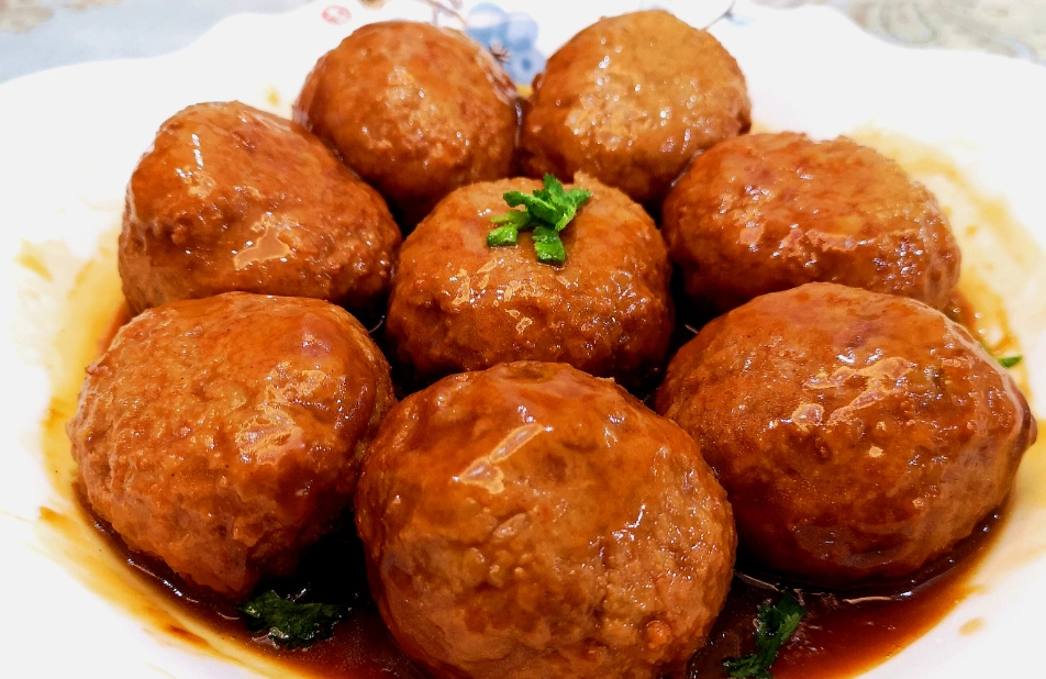 家常獅子头料理