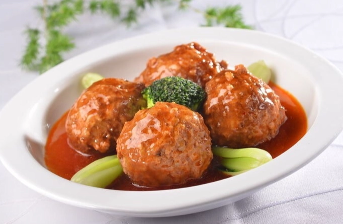 家常獅子头料理