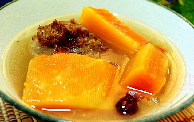 青木瓜排骨湯食材