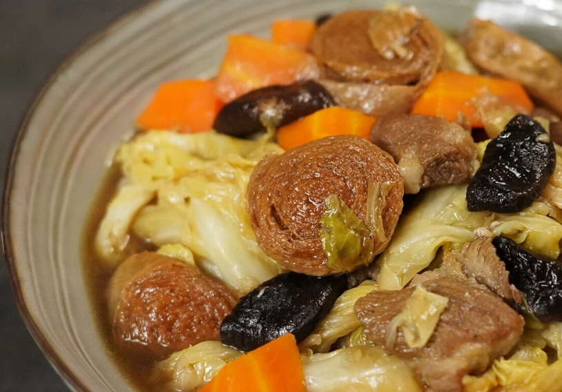 高麗菜乾滷肉技巧