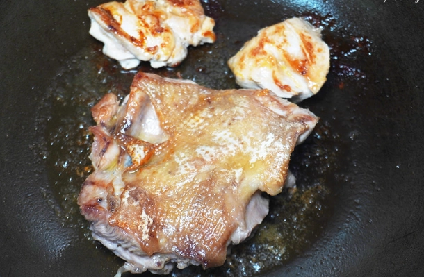 乾煎雞肉做法
