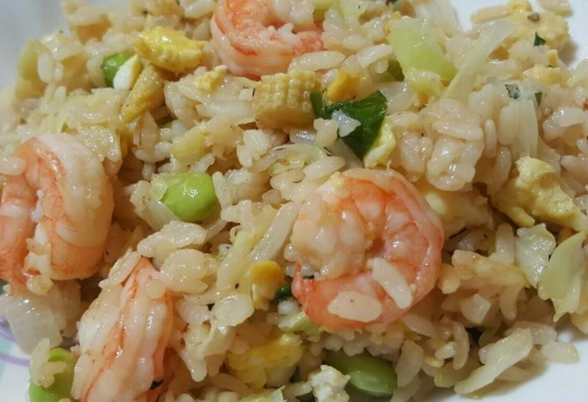 蝦仁蛋炒飯食譜