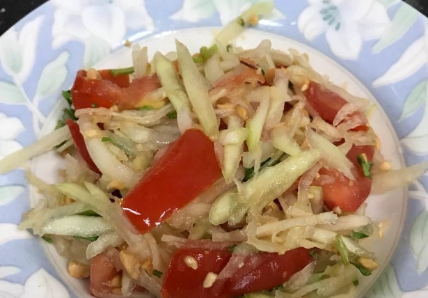 涼拌青木瓜檸檬技巧